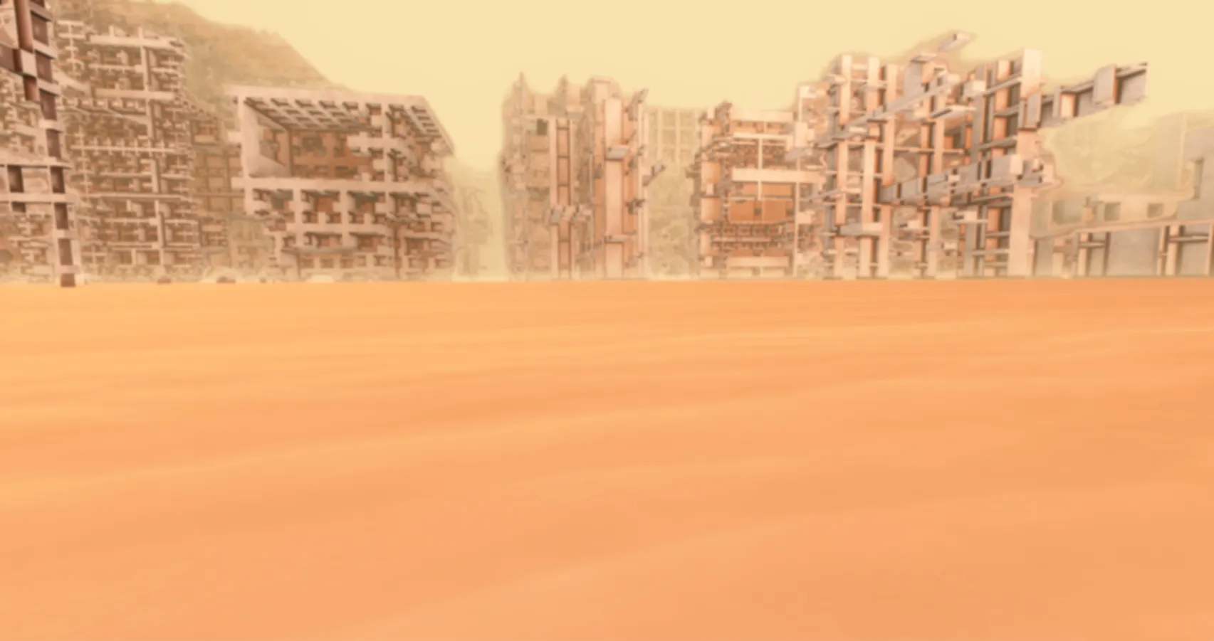 Tyranika sandy desert ruins