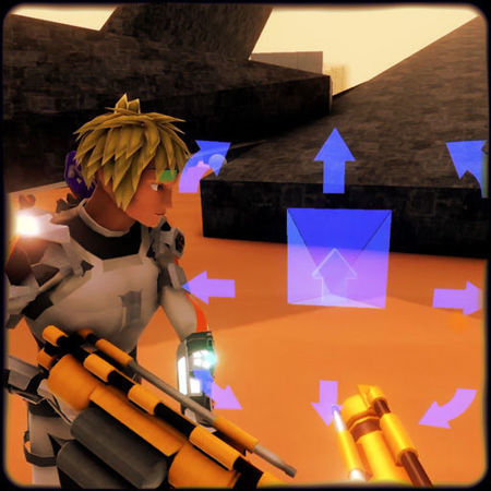 Player holding Shaper tool